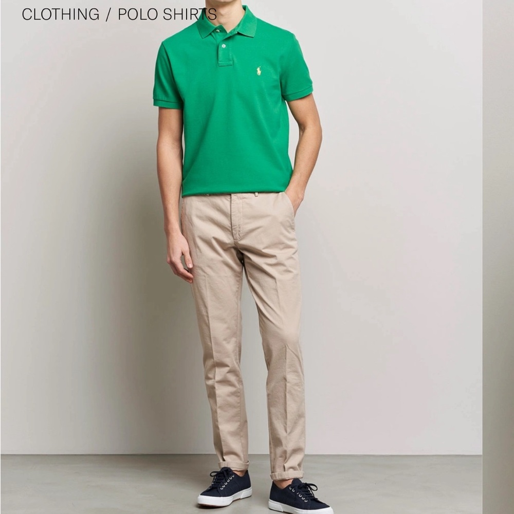 Polo Ralph Lauren green polo shirt